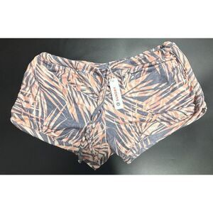 Sundry NWT Women's Tropical Floral Knit Casual‎ Shorts Gray Size 4 MRSP $99